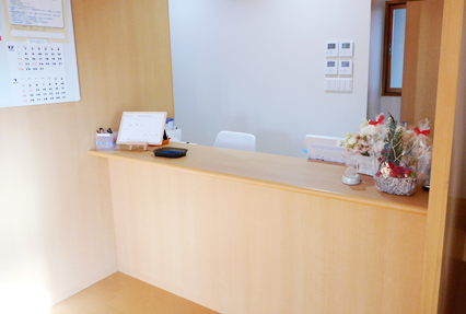 受付の写真